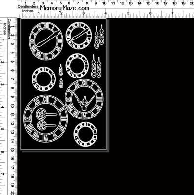 cogs clocks and hands 100 x 150 MIN BUY 3