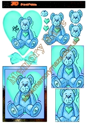 Teddy Bear blue